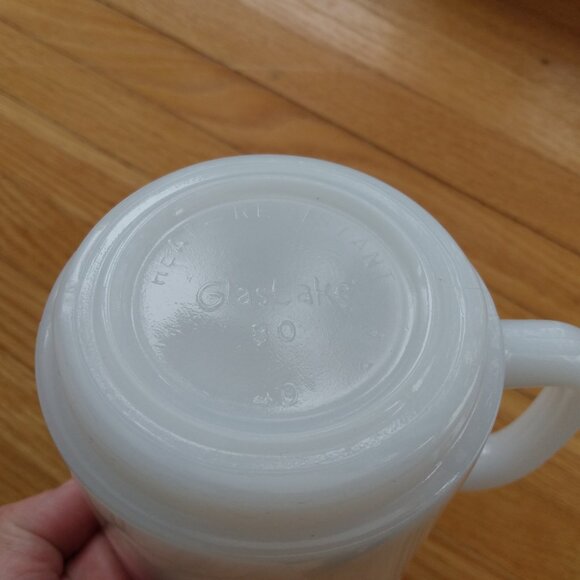 Vintage Milkglass Mug "Pete's Auto Centre" Retro Car Mechanic #2 - Picture 11 of 11